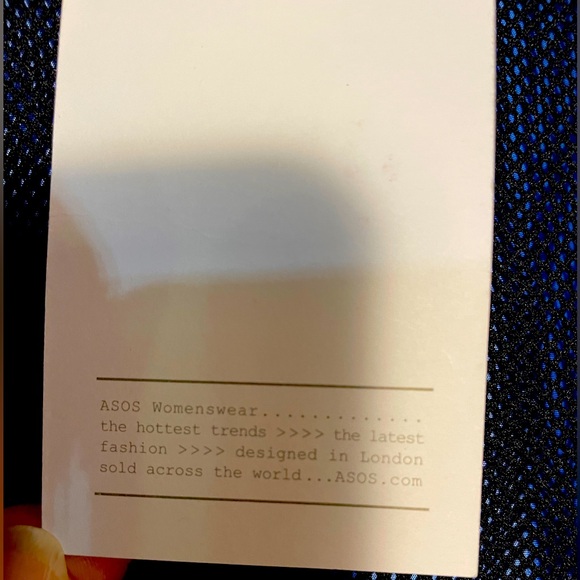 ASOS NWT Blue Parachute Parka Y2K/90s Jacket Ruffle Sleeves Long Shiny sz 8 - Picture 10 of 14